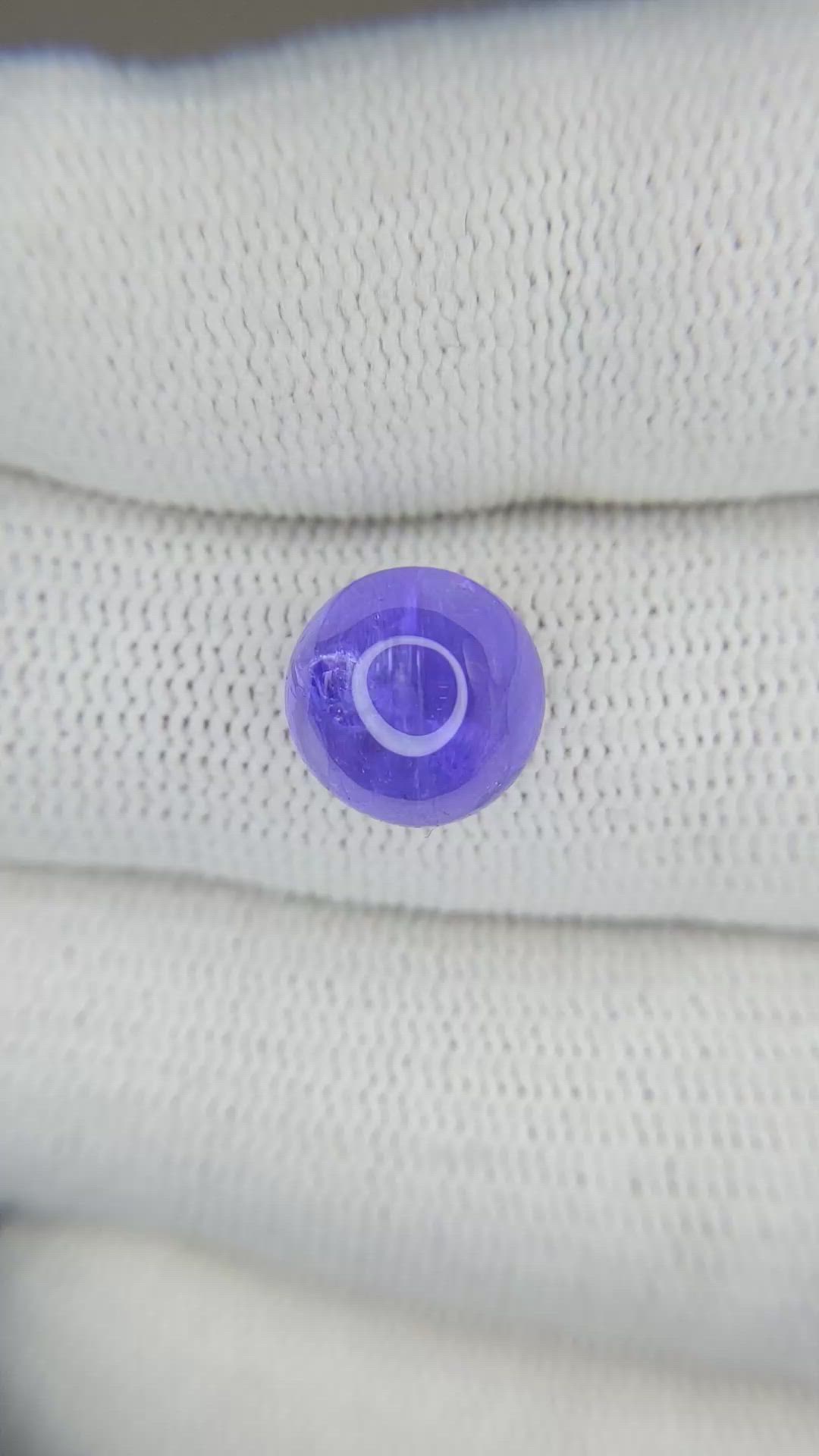 4.66 Ct. Cabochon Tanzanite from Tanzania Size Video