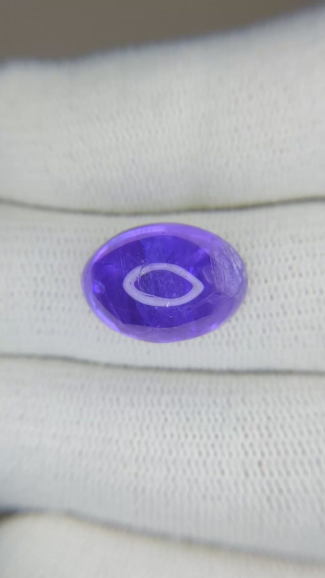14.95 Ct. Cabochon Tanzanite from Tanzania Size Video
