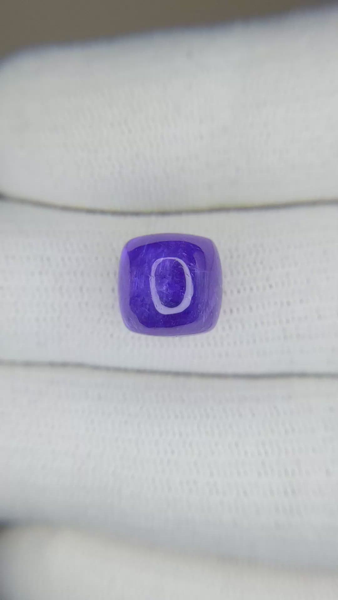 7.82 Ct. Cabochon Tanzanite from Tanzania Size Video