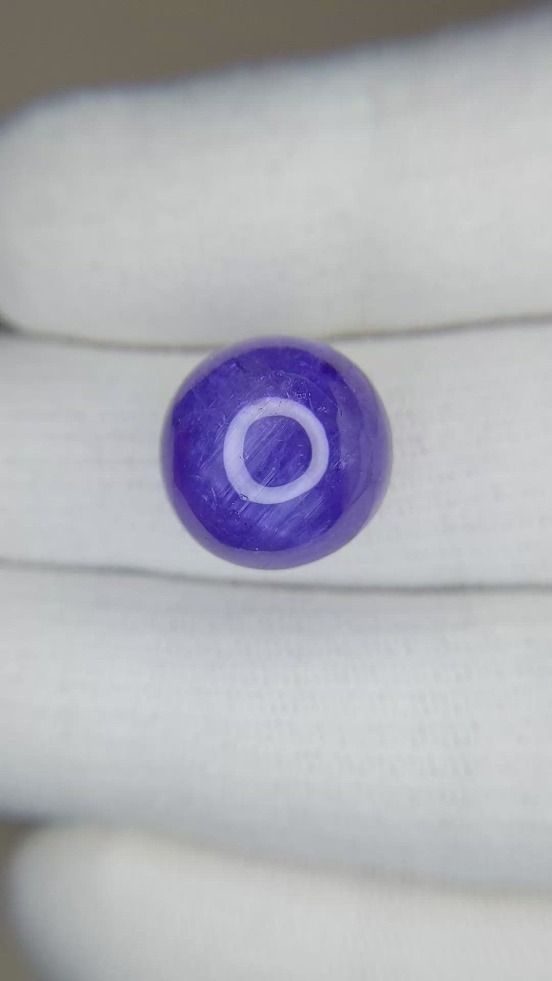 22.52 Ct. Cabochon Tanzanite from Tanzania Size Video