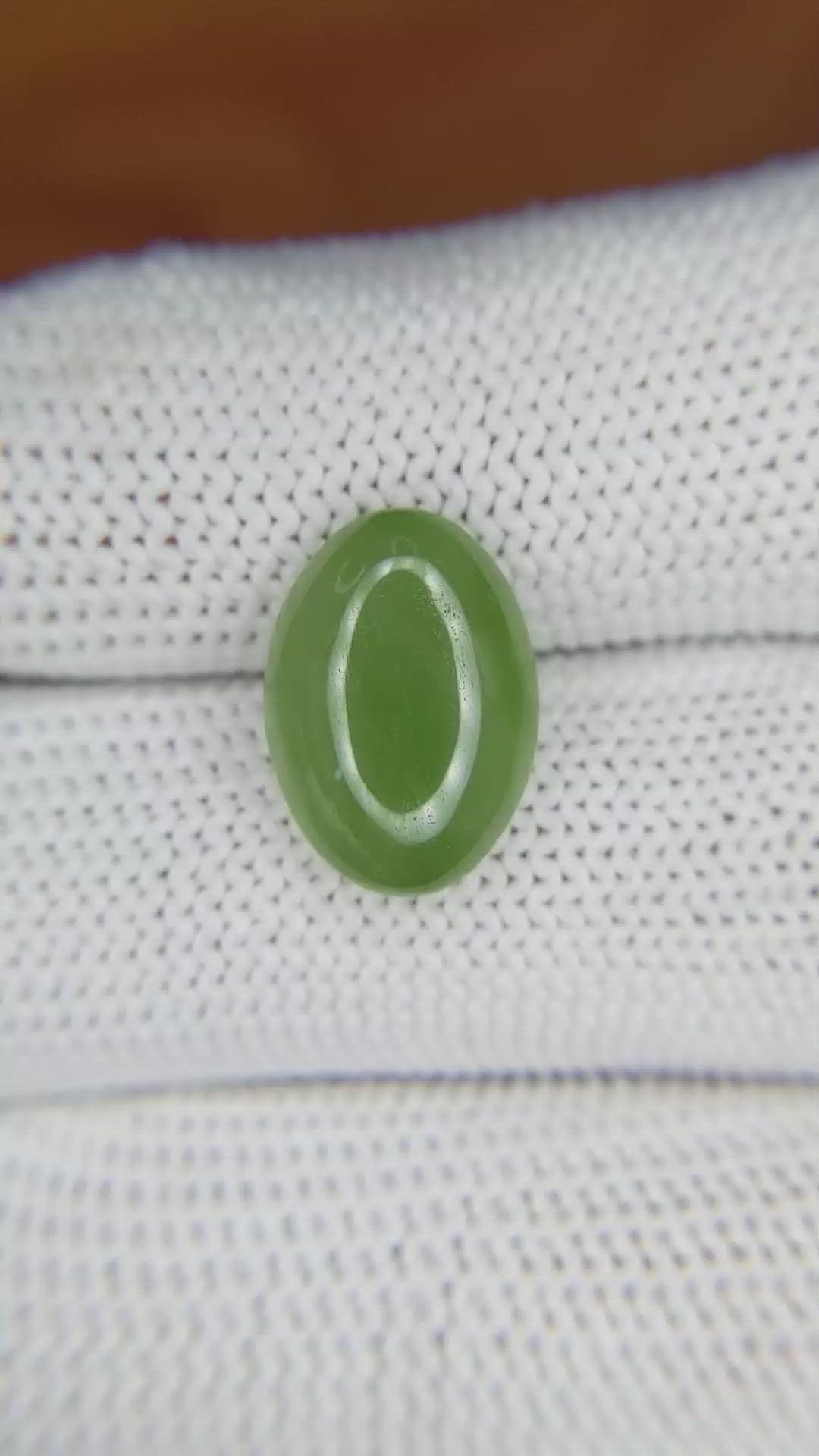 4.44 Ct. Cabochon White Opal from Burma (Myanmar) Size Video