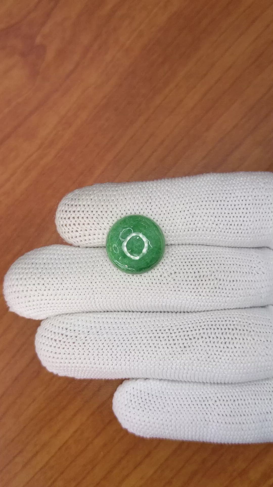 6.47 Ct. Cabochon White Opal from Burma (Myanmar) Size Video