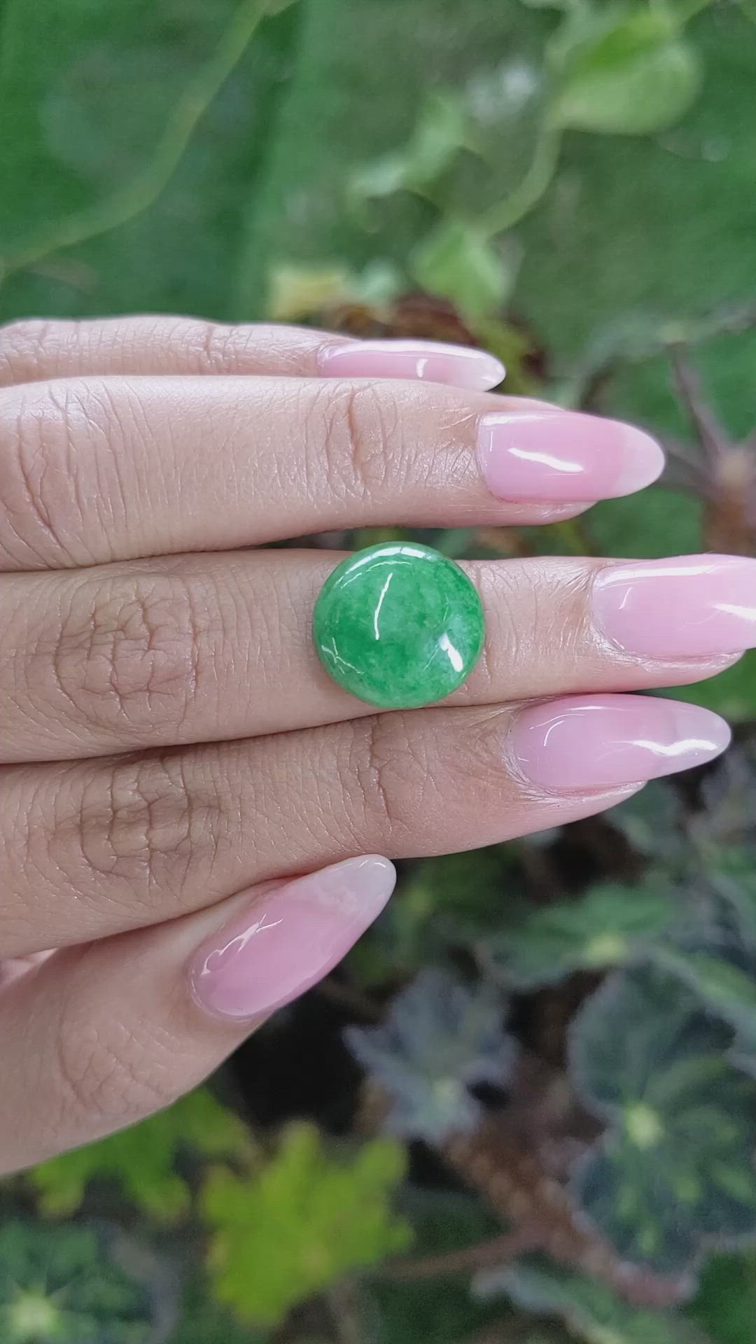 6.47 Ct. Cabochon White Opal from Burma (Myanmar) Size Video