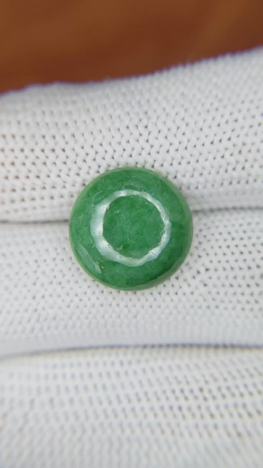 6.47 Ct. Cabochon White Opal from Burma (Myanmar) Size Video