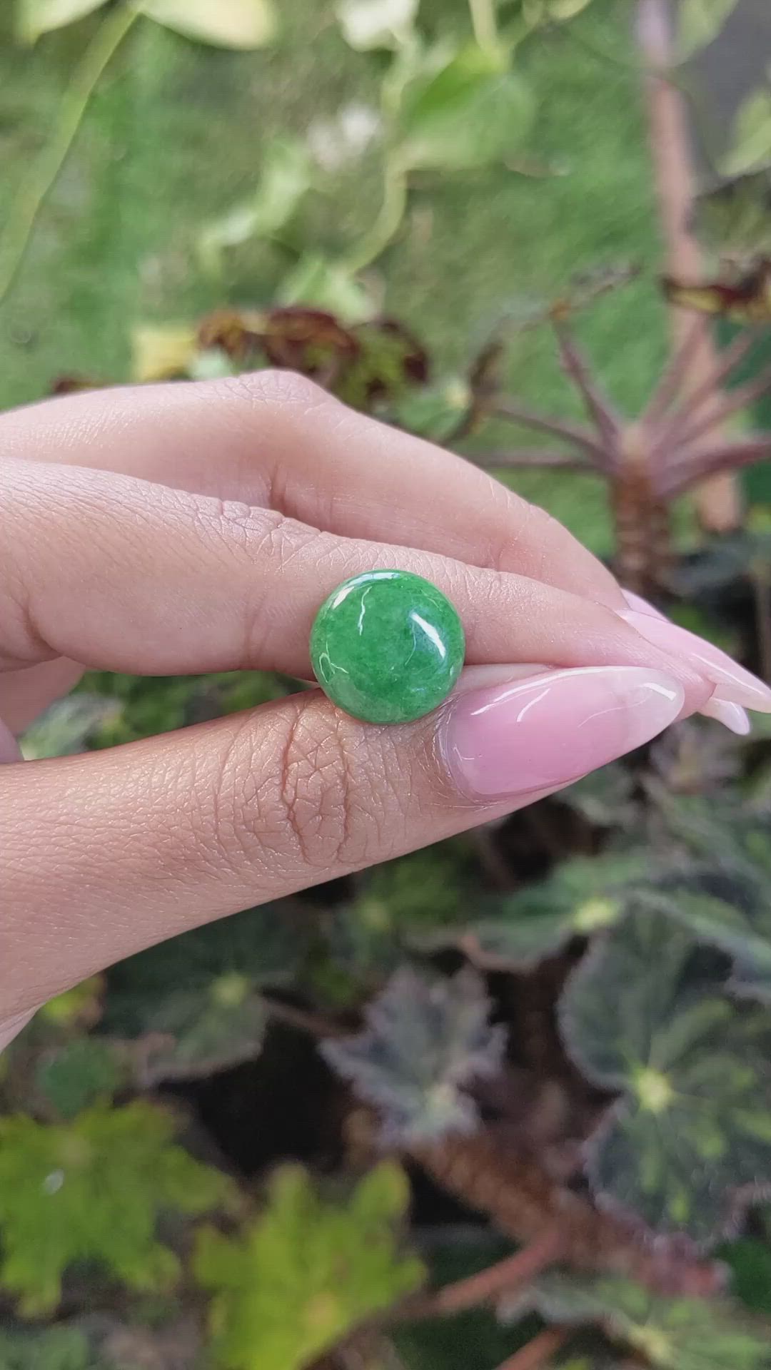 6.47 Ct. Cabochon White Opal from Burma (Myanmar) Size Video