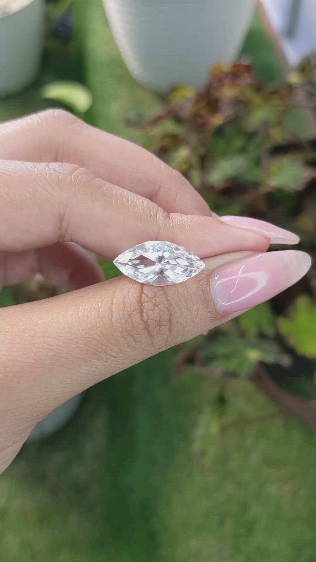 6.23 Ct. Zircon from Ceylon (Sri Lanka) Size Video