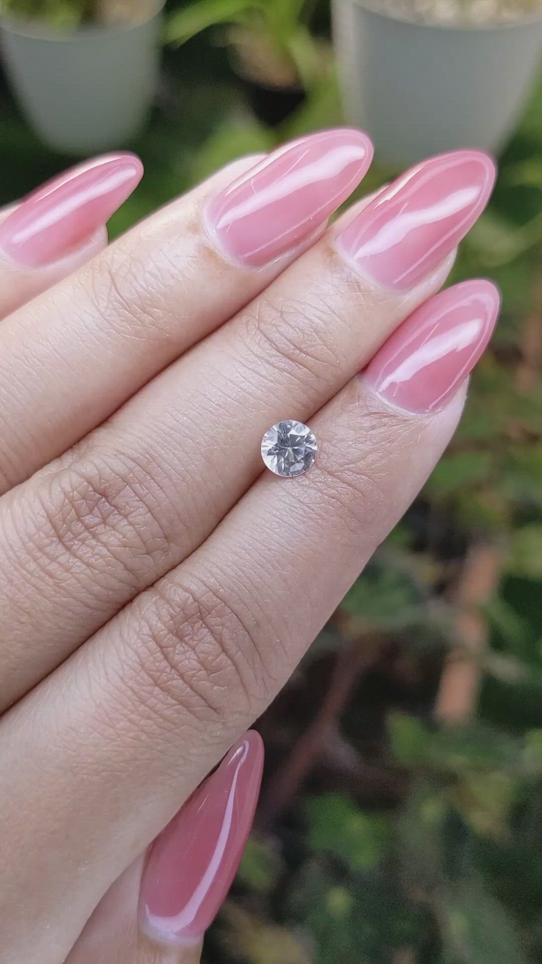 0.92 Ct. Zircon from Ceylon (Sri Lanka) Size Video