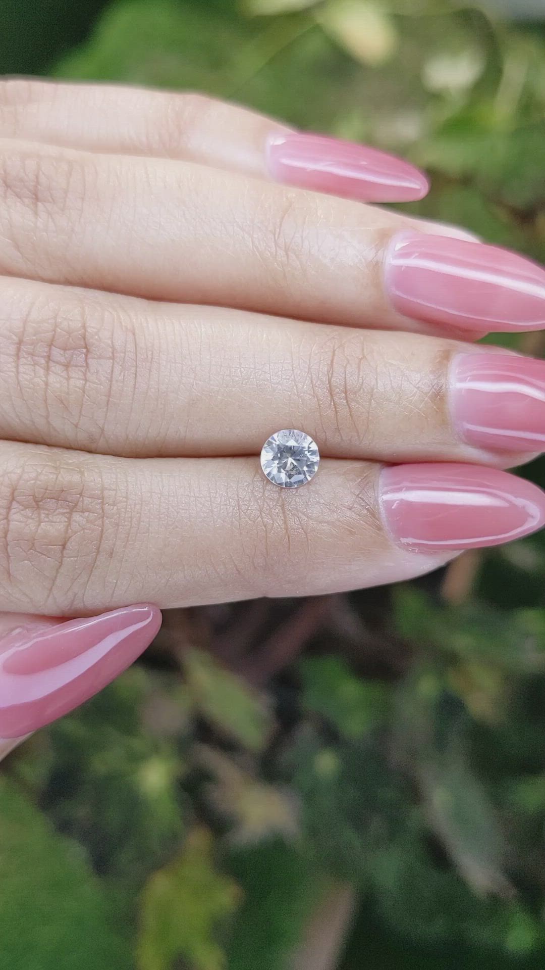 0.92 Ct. Zircon from Ceylon (Sri Lanka) Size Video