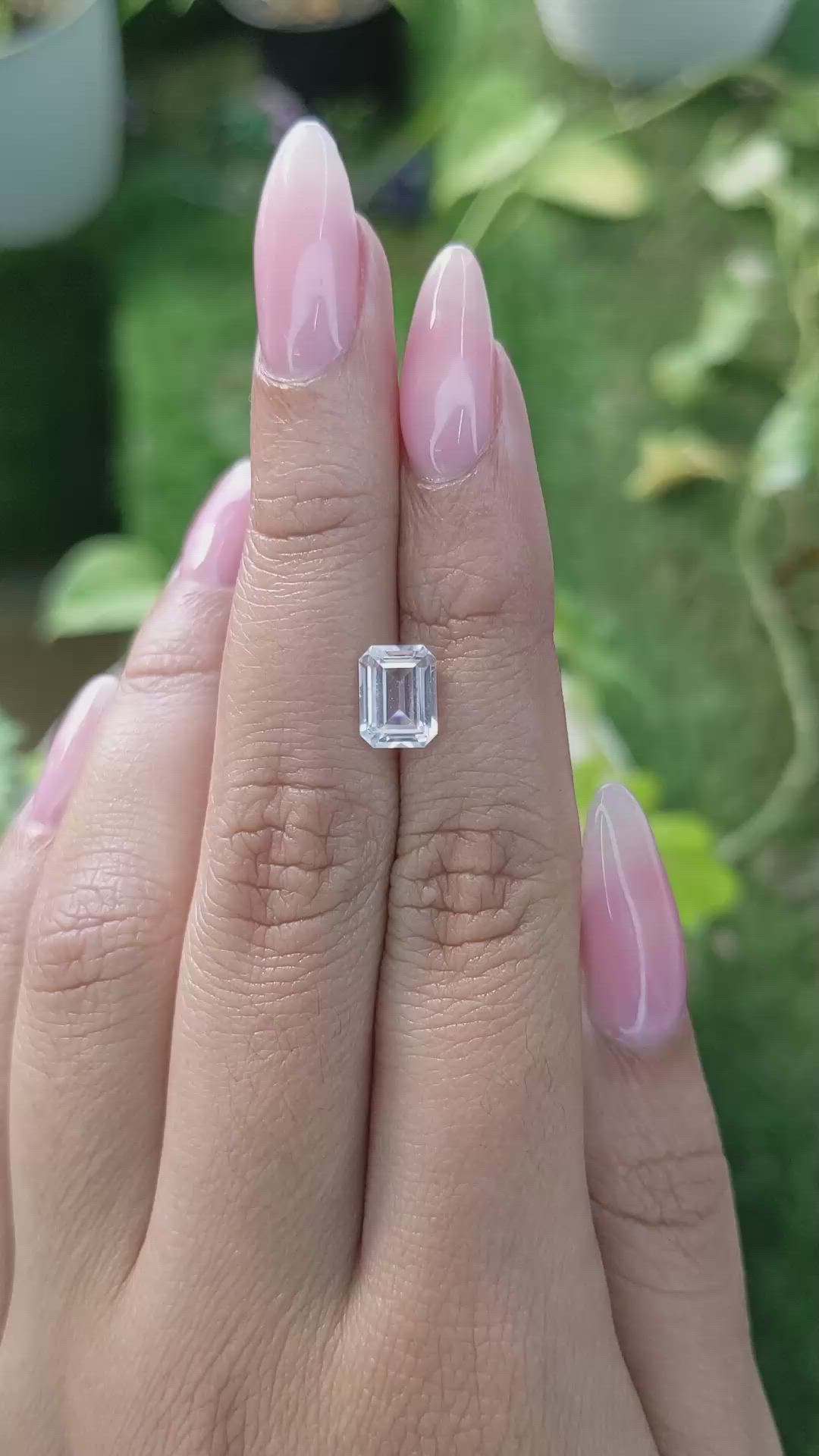 1.93 Ct. Zircon from Ceylon (Sri Lanka) Size Video