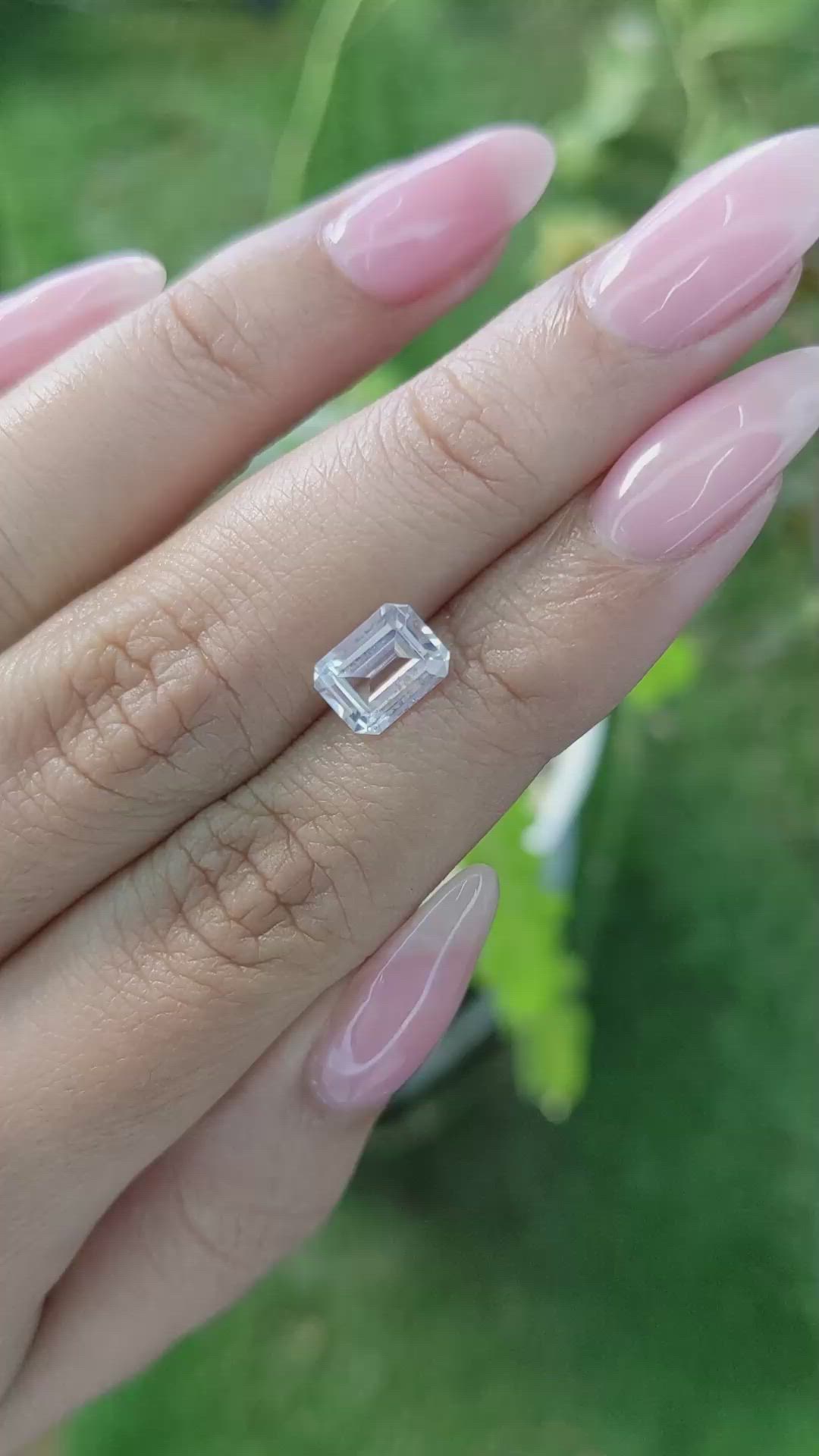 1.93 Ct. Zircon from Ceylon (Sri Lanka) Size Video