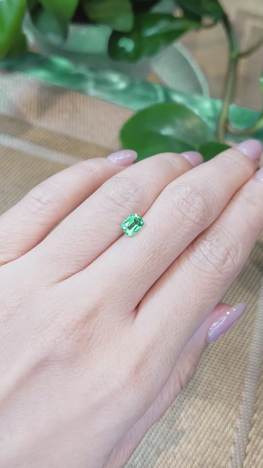 0.85 Ct. Tourmaline from Afghanistan Size Video