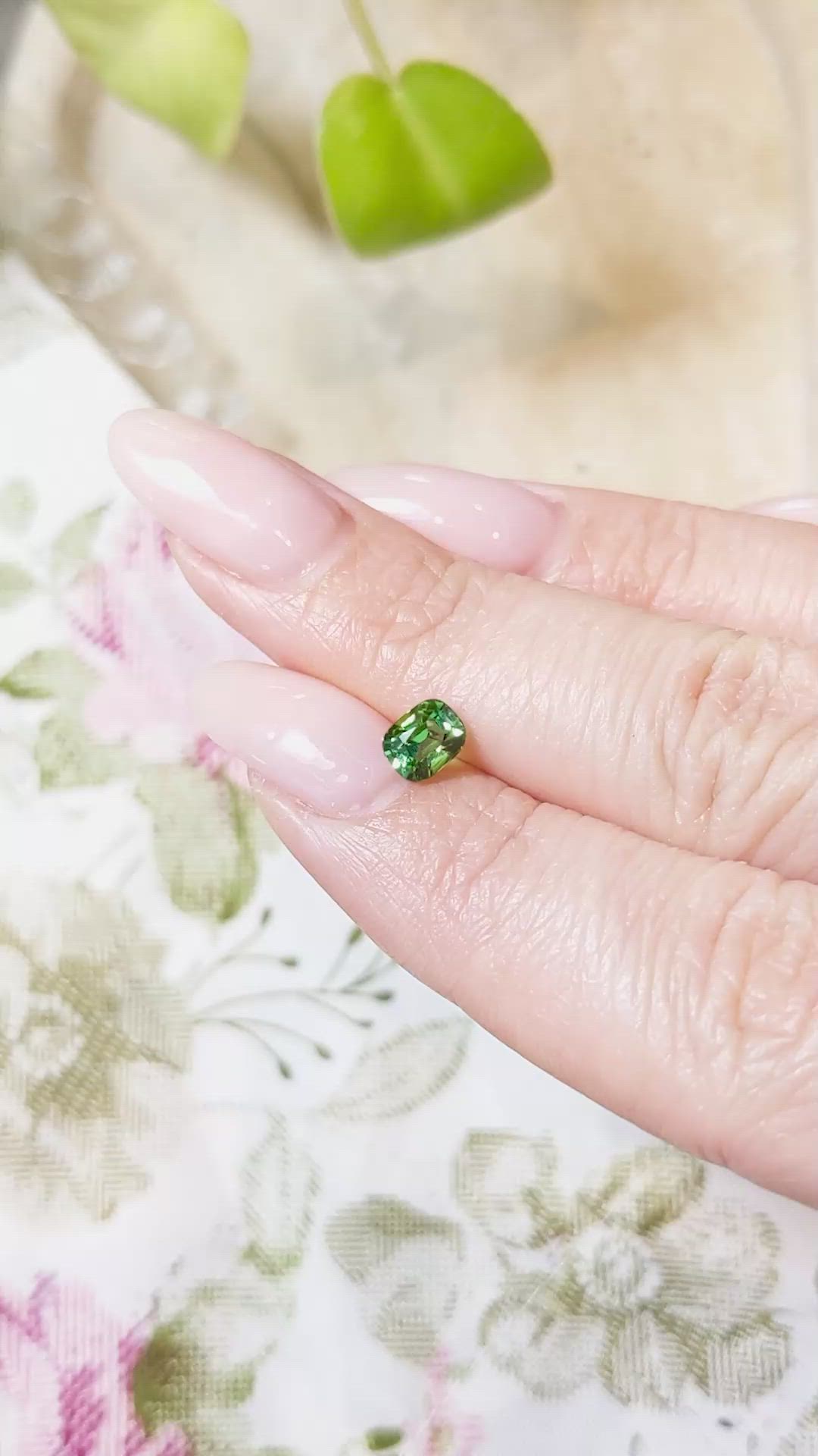 0.82 Ct. Tourmaline from Afghanistan Size Video