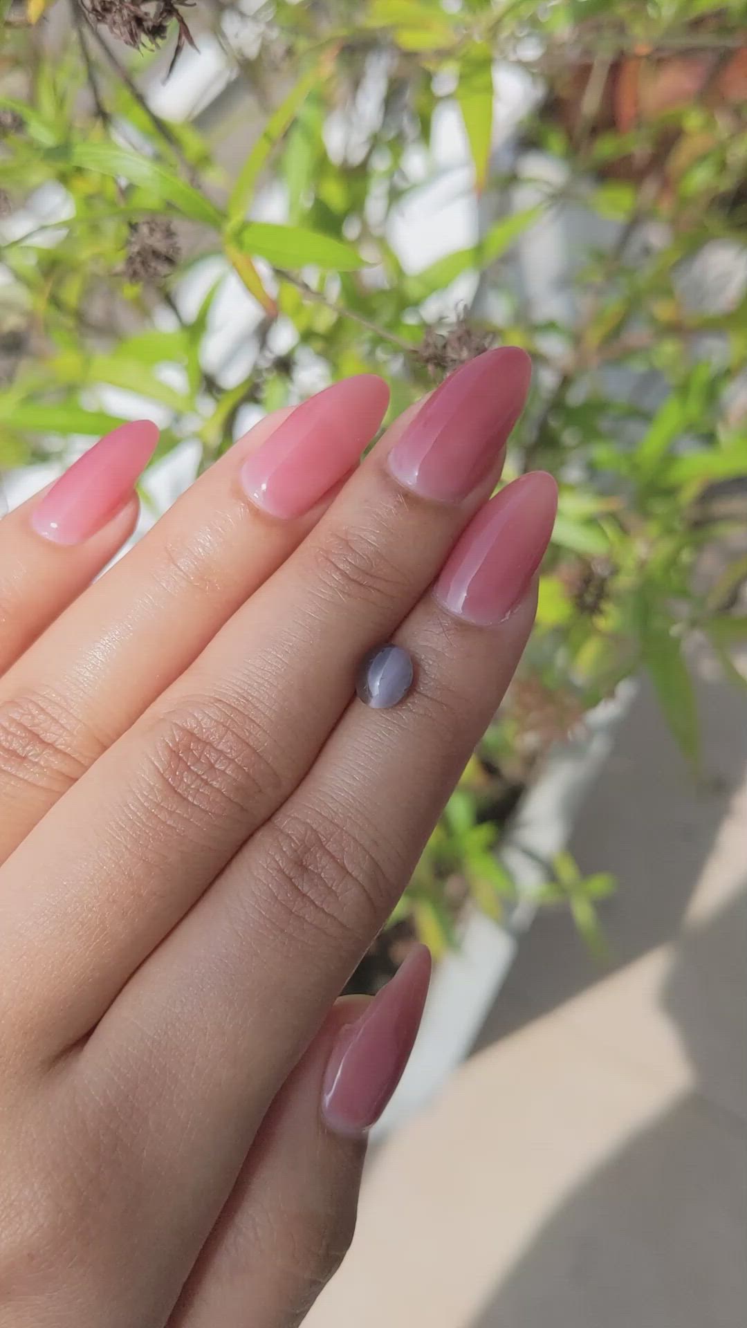 1.44 Ct. Cabochon Apatite from Ceylon (Sri Lanka) Size Video