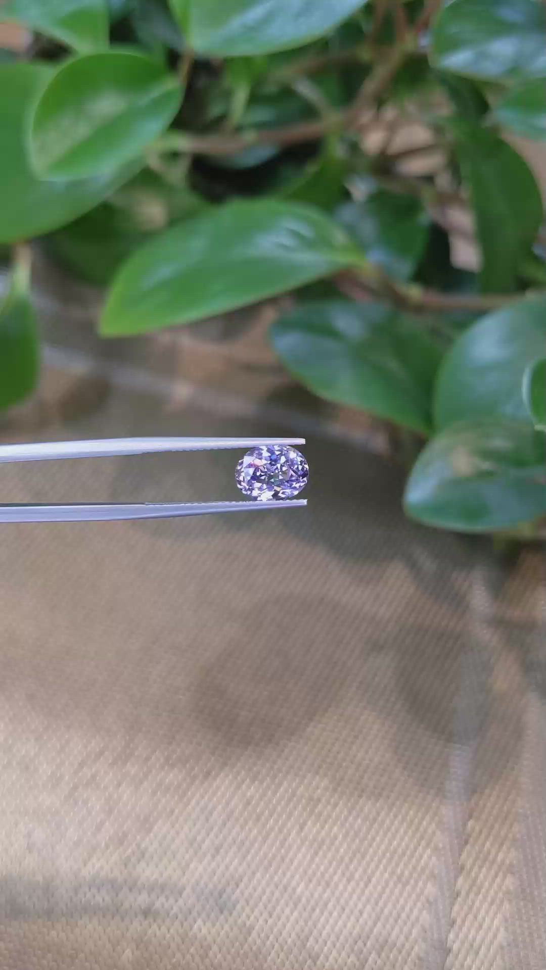 2.20 Ct. Spinel from Ceylon (Sri Lanka) Size Video