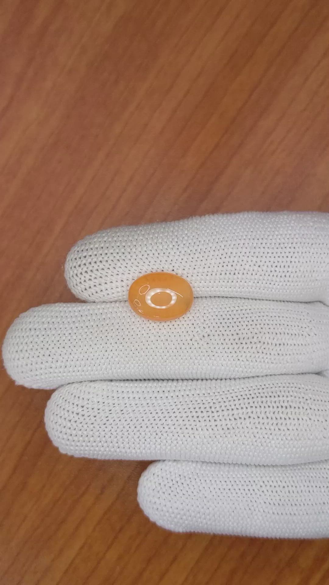 3.40 Ct. Cabochon Jelly Opal from Australia Size Video