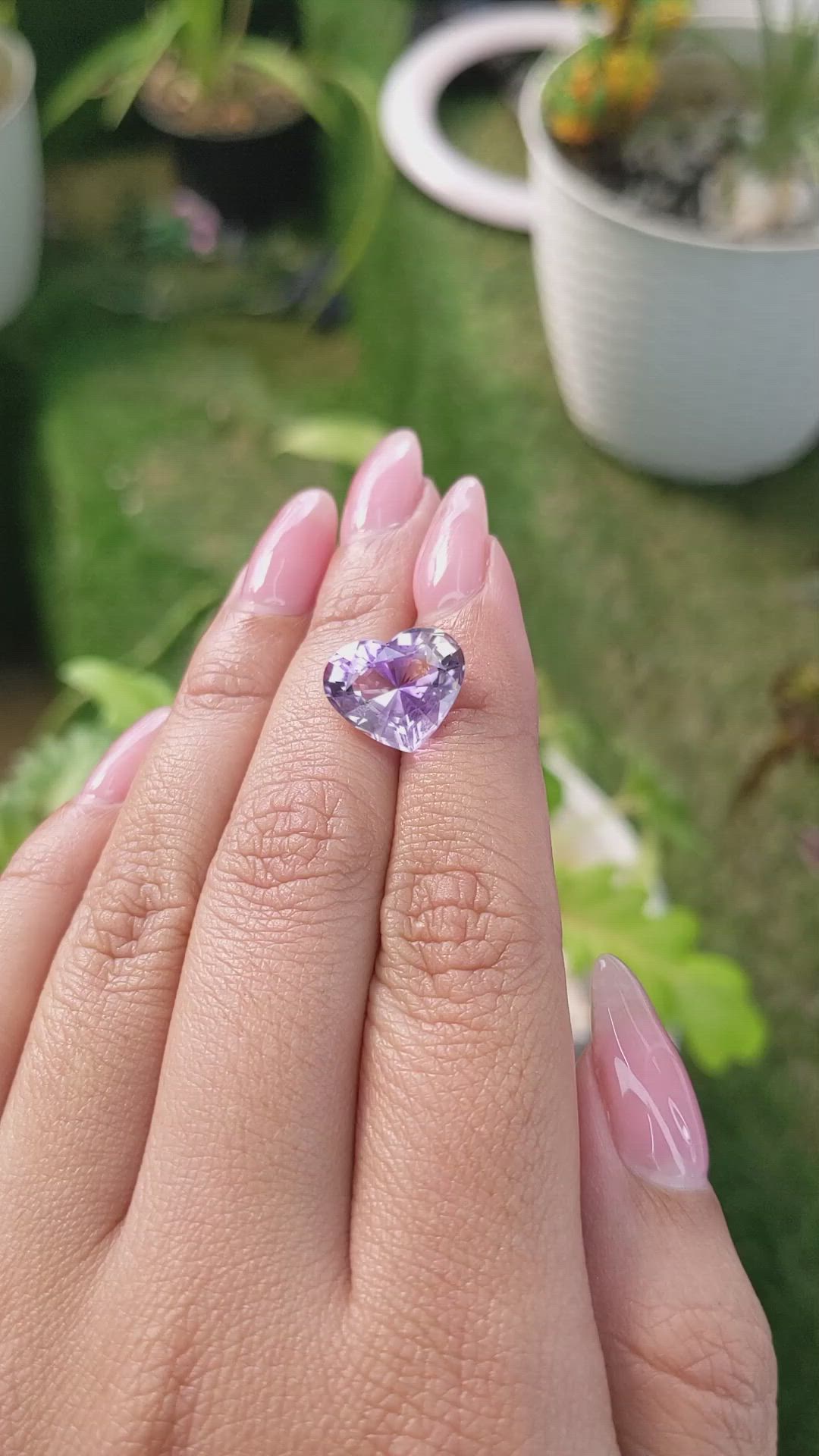 5.61 Ct. Ametrine from Madagascar Size Video