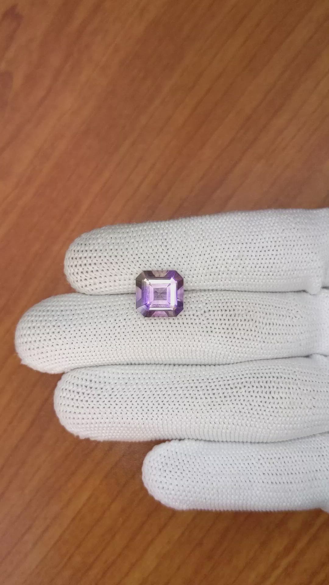3.84 Ct. Ametrine from Madagascar Size Video