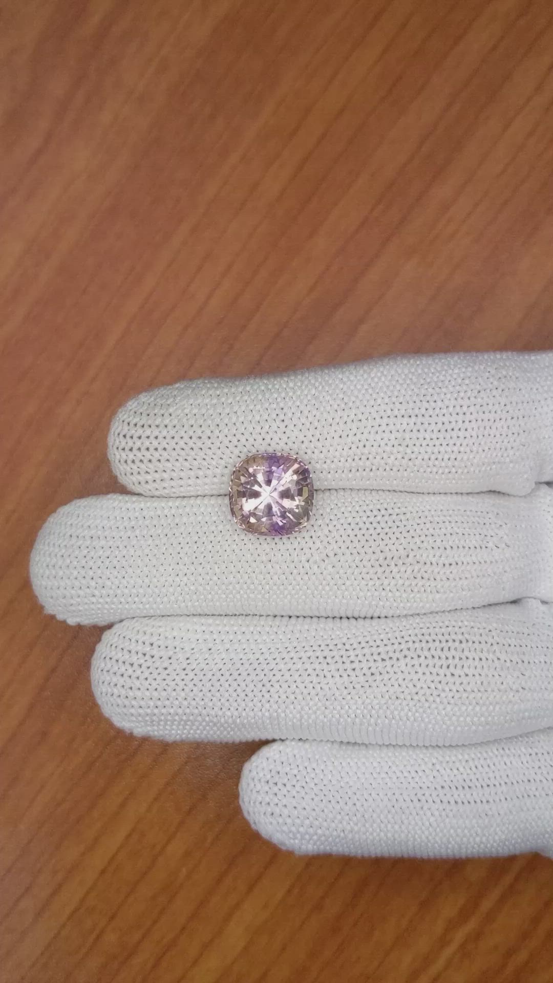 5.21 Ct. Ametrine from Madagascar Size Video