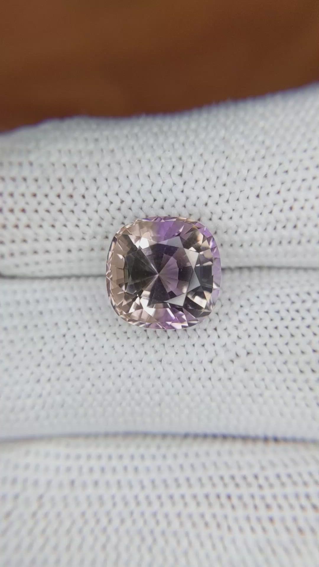 5.21 Ct. Ametrine from Madagascar Size Video