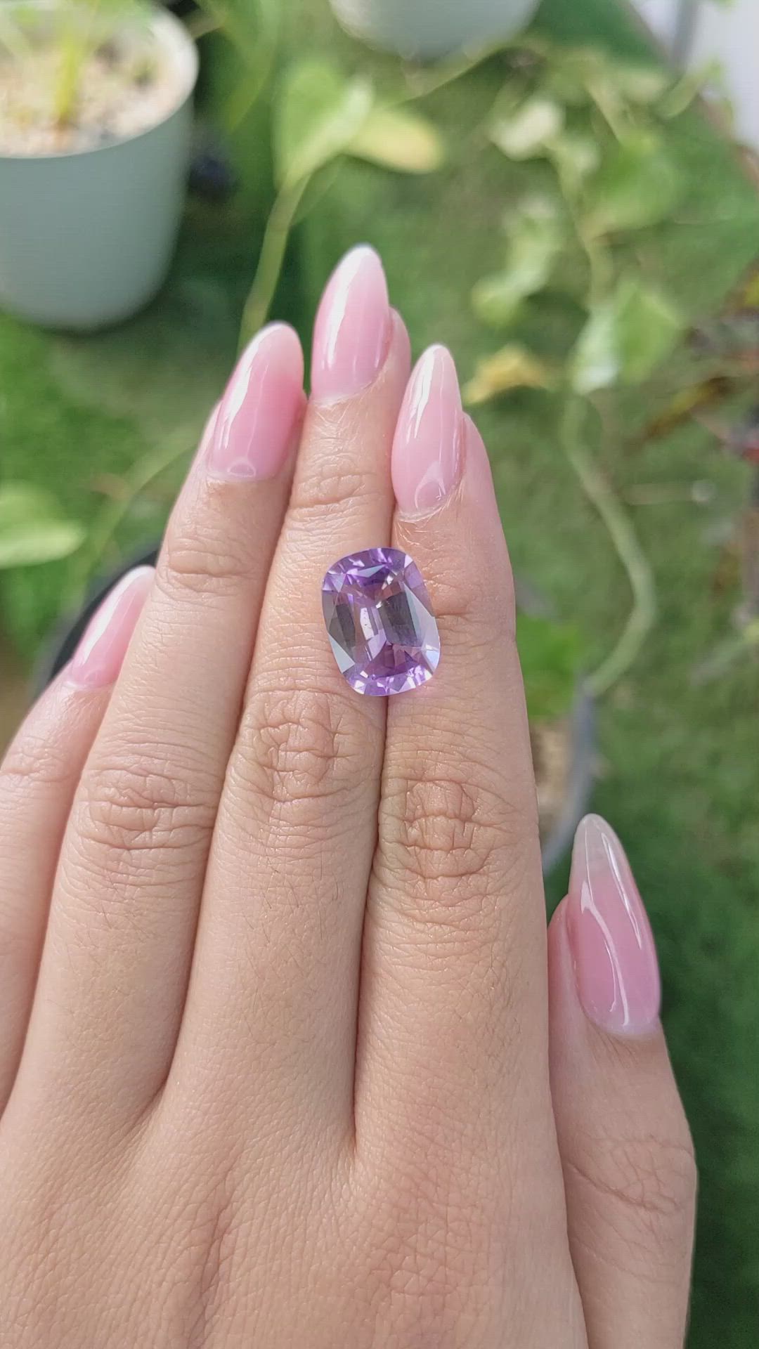 5.89 Ct. White Opal from Madagascar Size Video