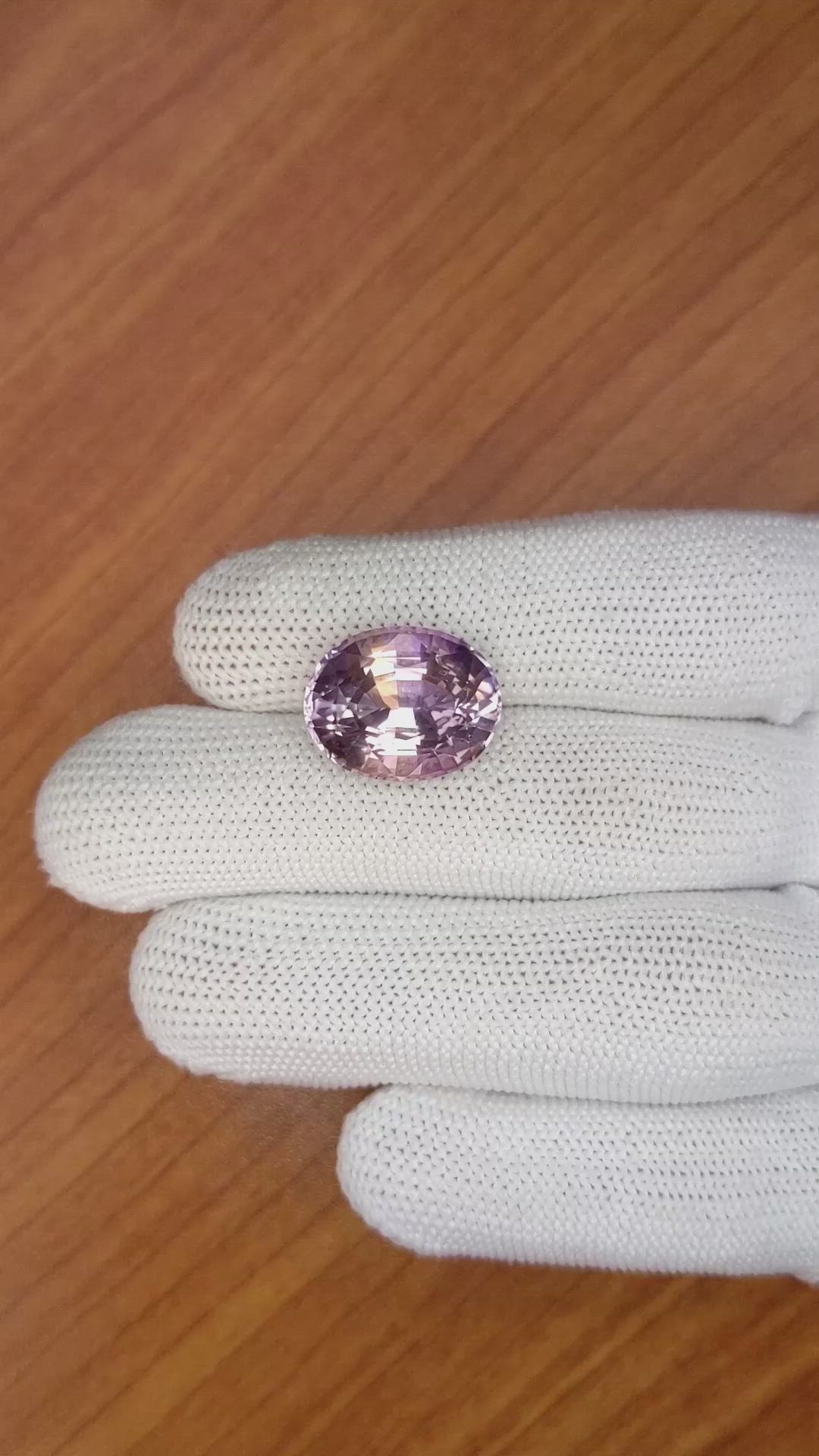 12.50 Ct. Ametrine from Madagascar Size Video