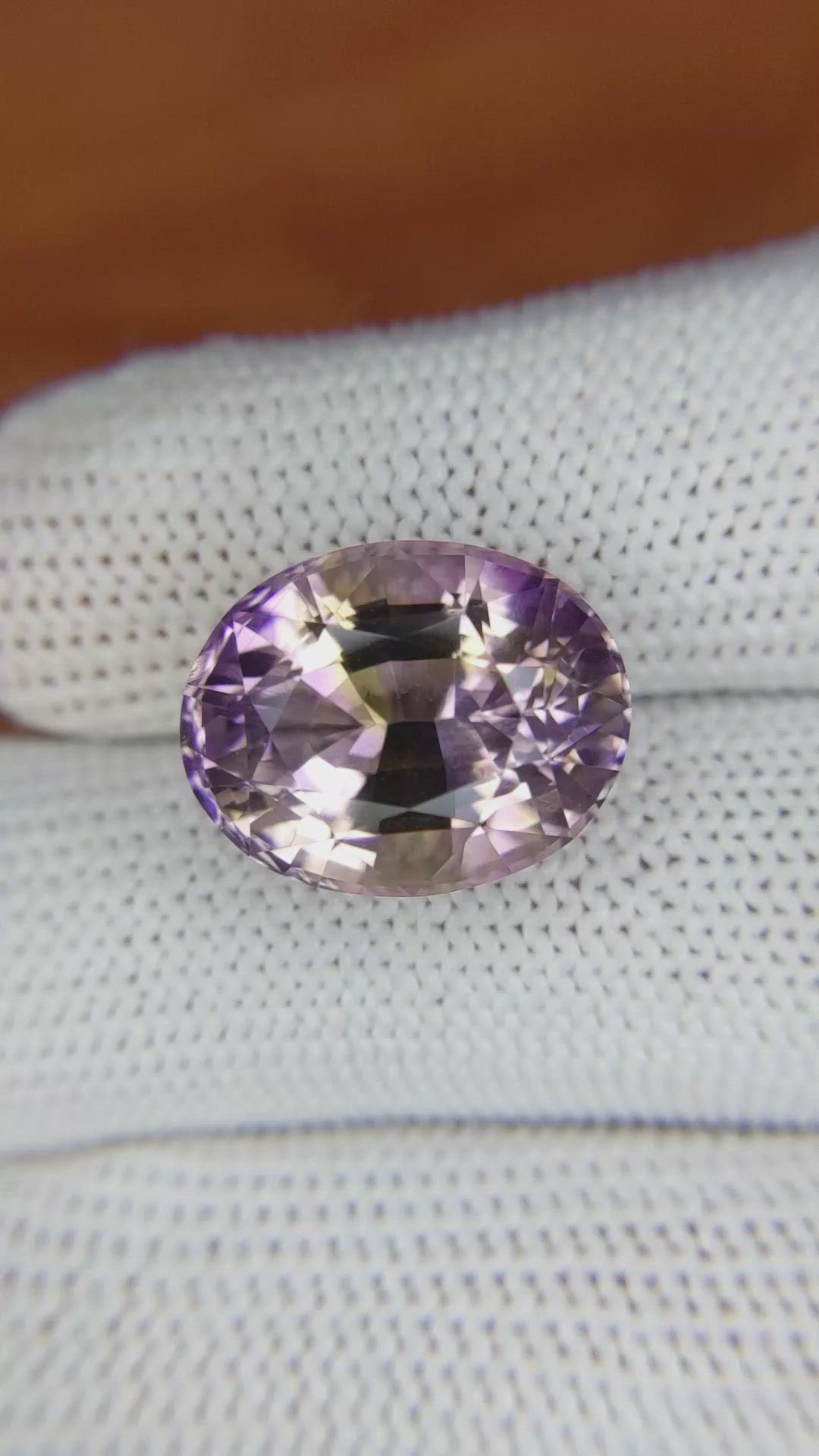 12.50 Ct. Ametrine from Madagascar Size Video
