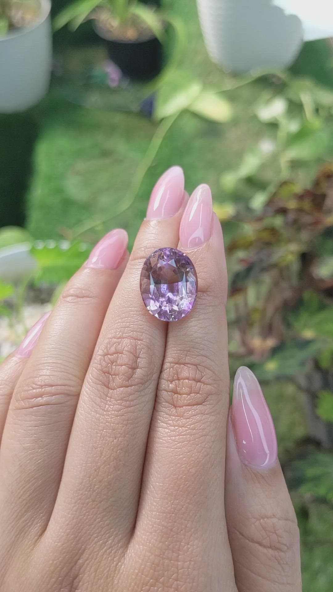 12.50 Ct. Ametrine from Madagascar Size Video