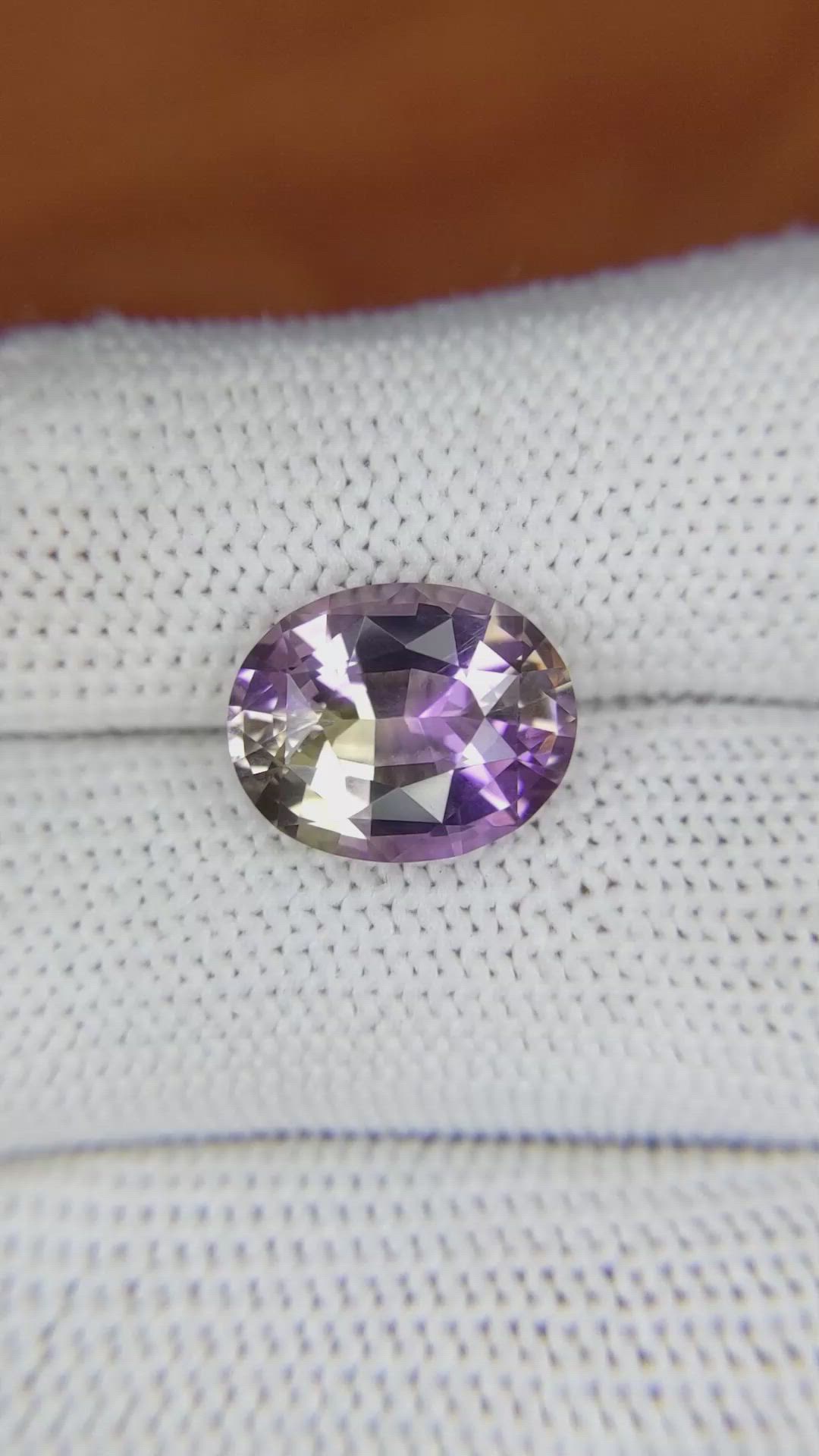 4.72 Ct. Ametrine from Madagascar Size Video