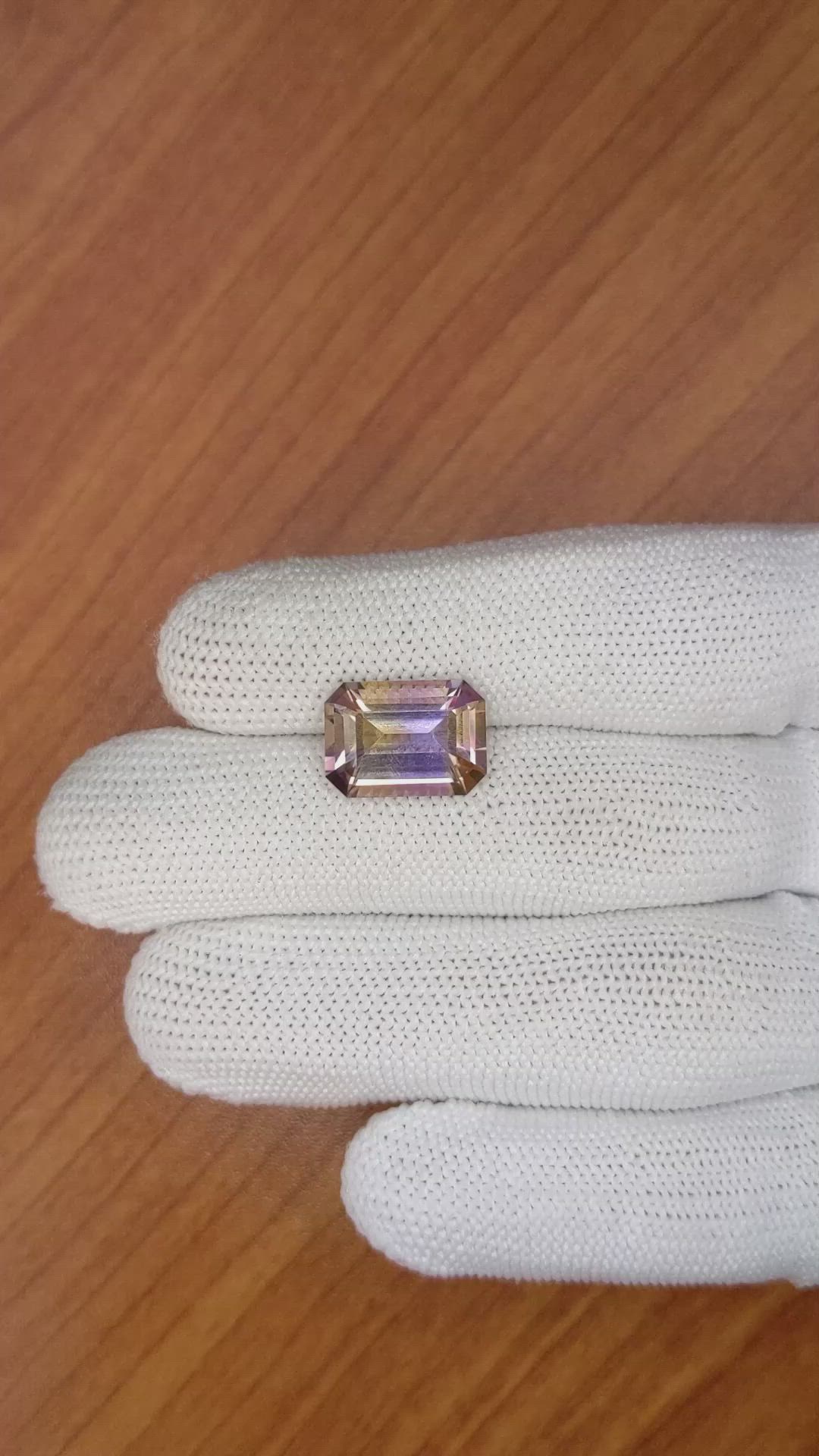 5.46 Ct. Ametrine from Madagascar Size Video