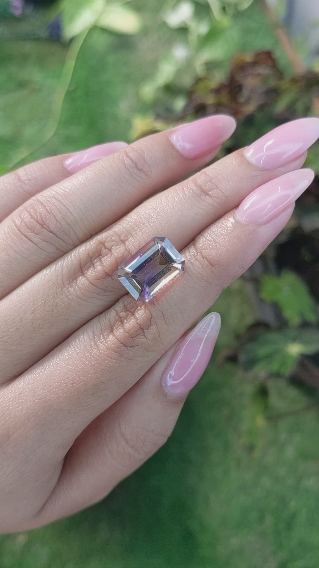 5.46 Ct. Ametrine from Madagascar Size Video