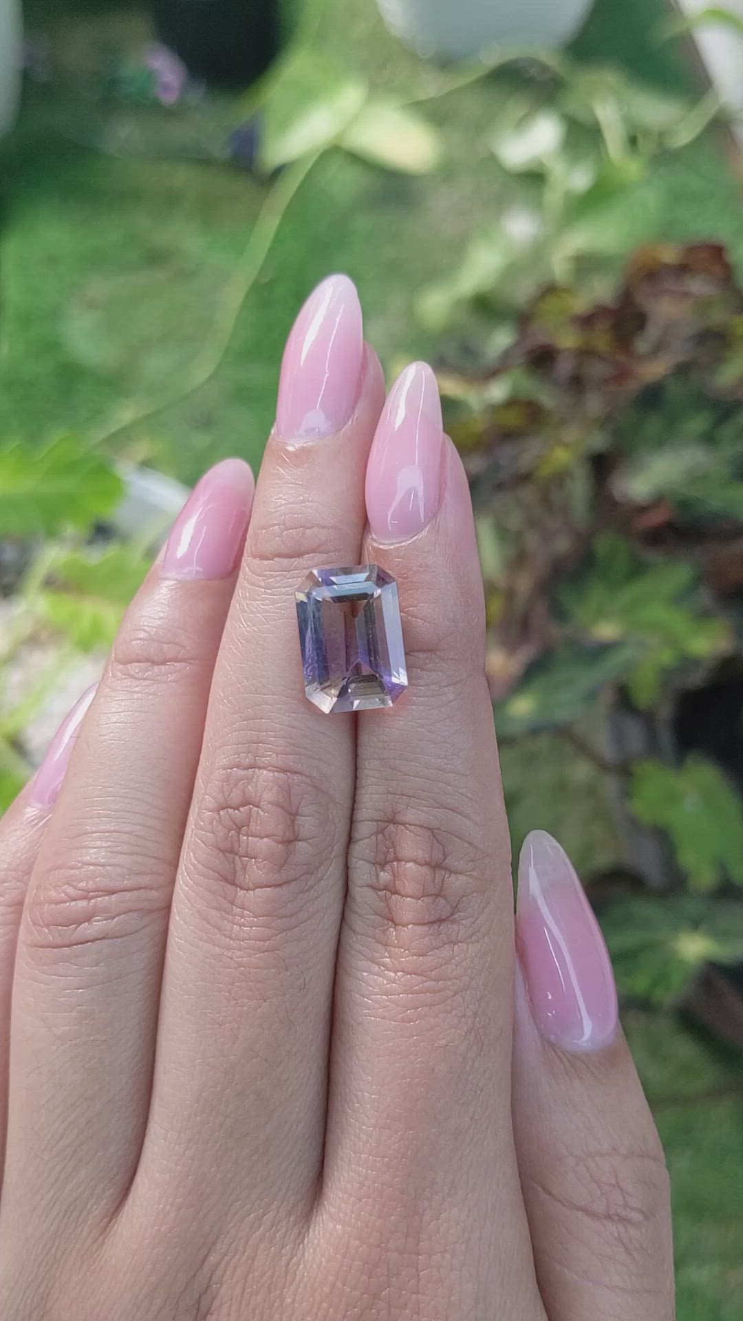 5.46 Ct. Ametrine from Madagascar Size Video