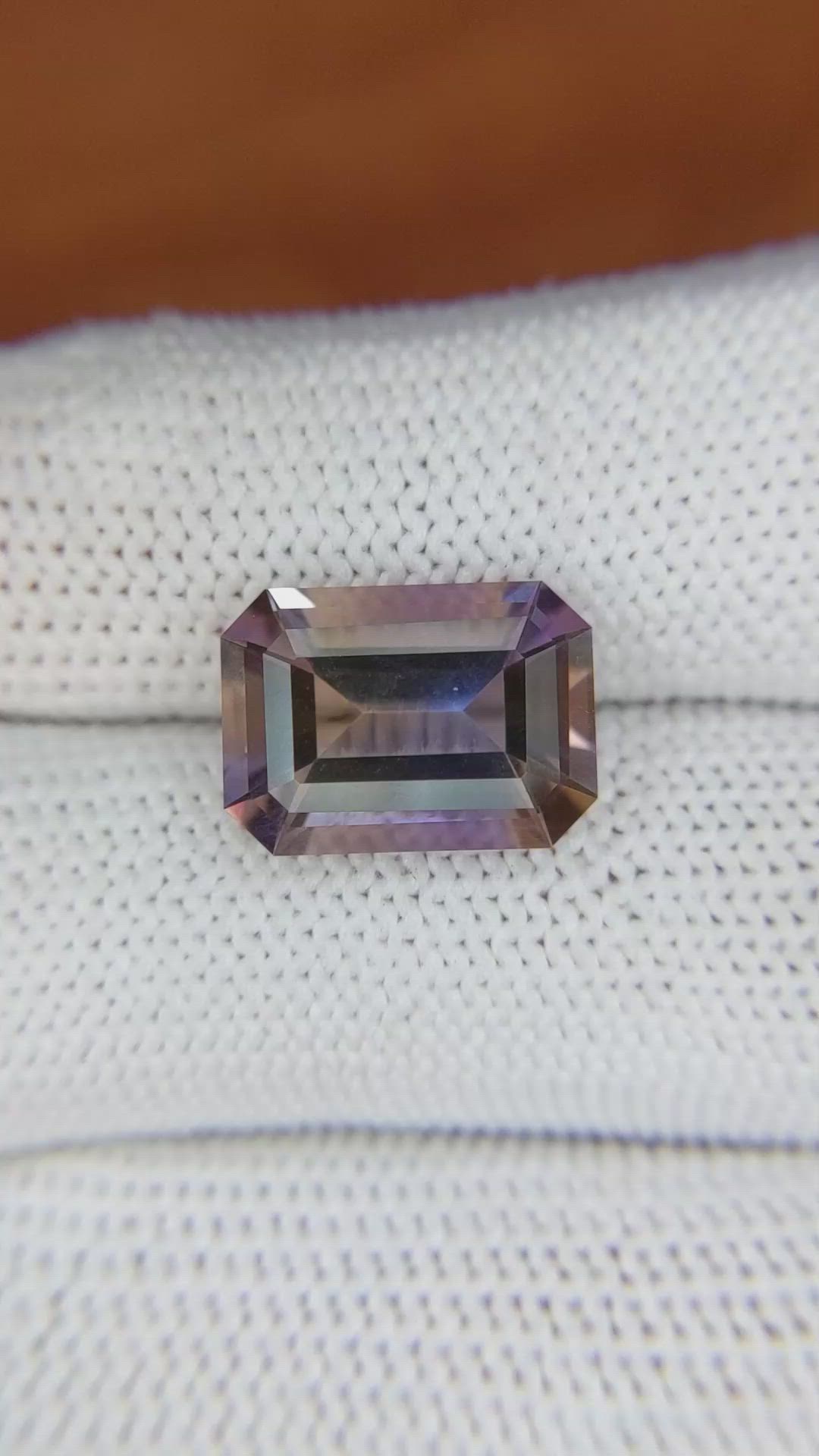 5.46 Ct. Ametrine from Madagascar Size Video