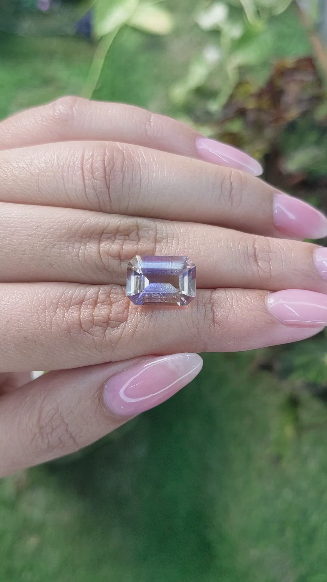 5.46 Ct. Ametrine from Madagascar Size Video