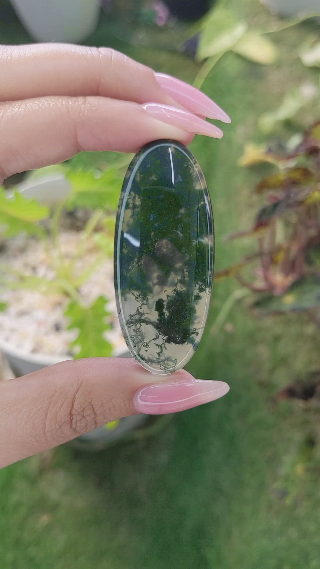 58.92 Ct. Cabochon White Opal from Madagascar Size Video