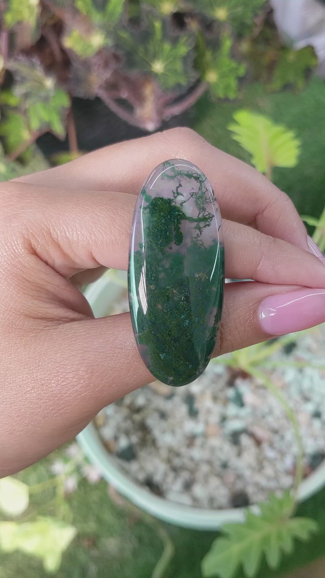 58.92 Ct. Cabochon White Opal from Madagascar Size Video