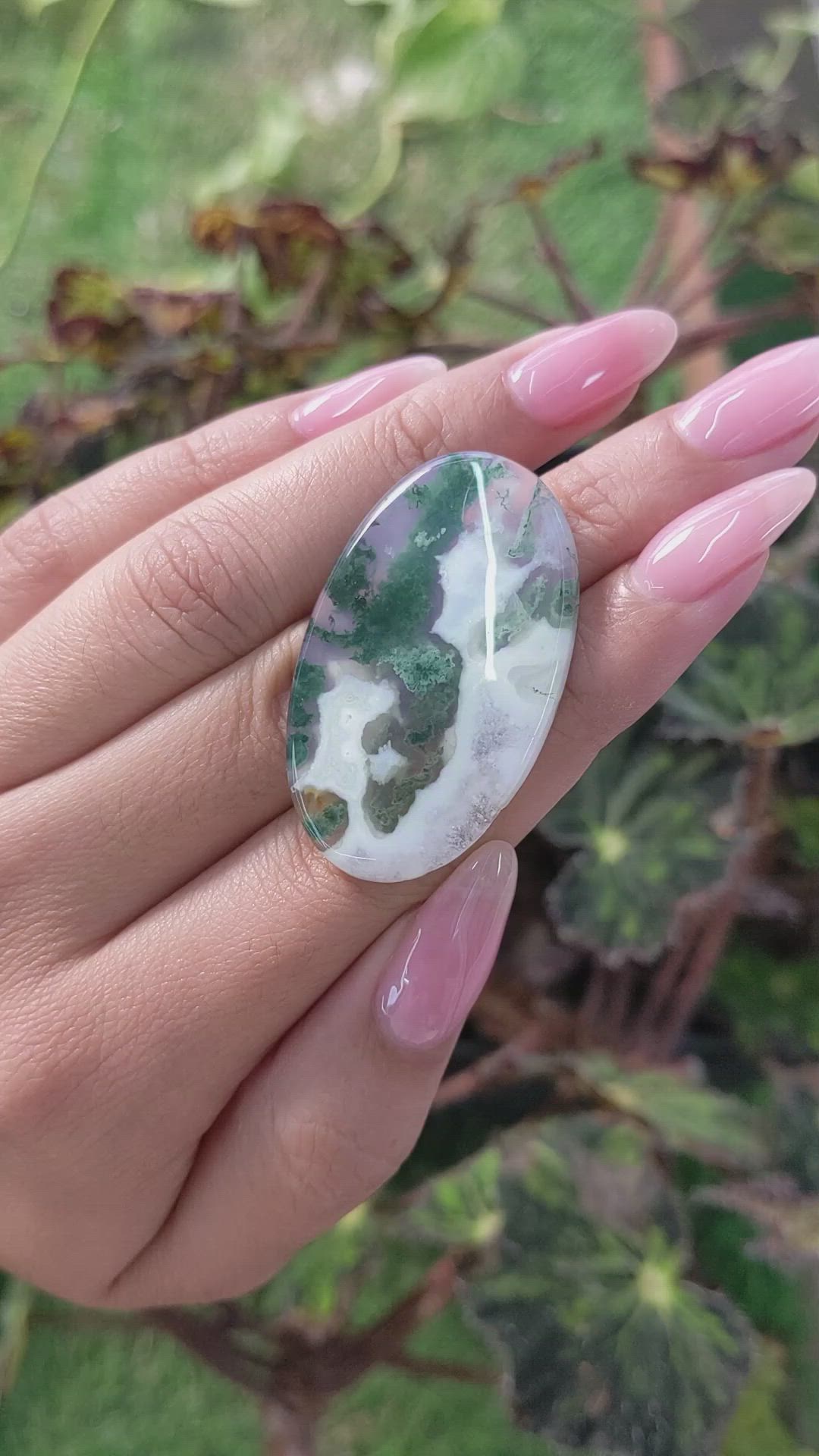 43.18 Ct. Cabochon White Opal from Madagascar Size Video