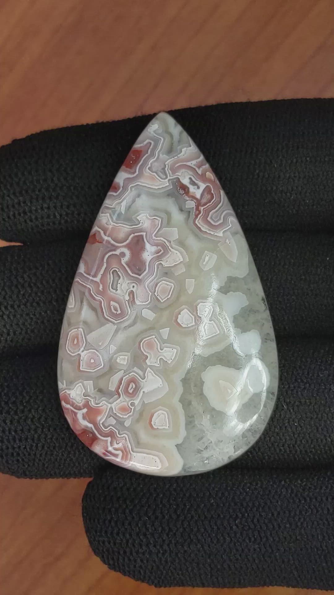 62.61 Ct. Cabochon Agate from Madagascar Size Video