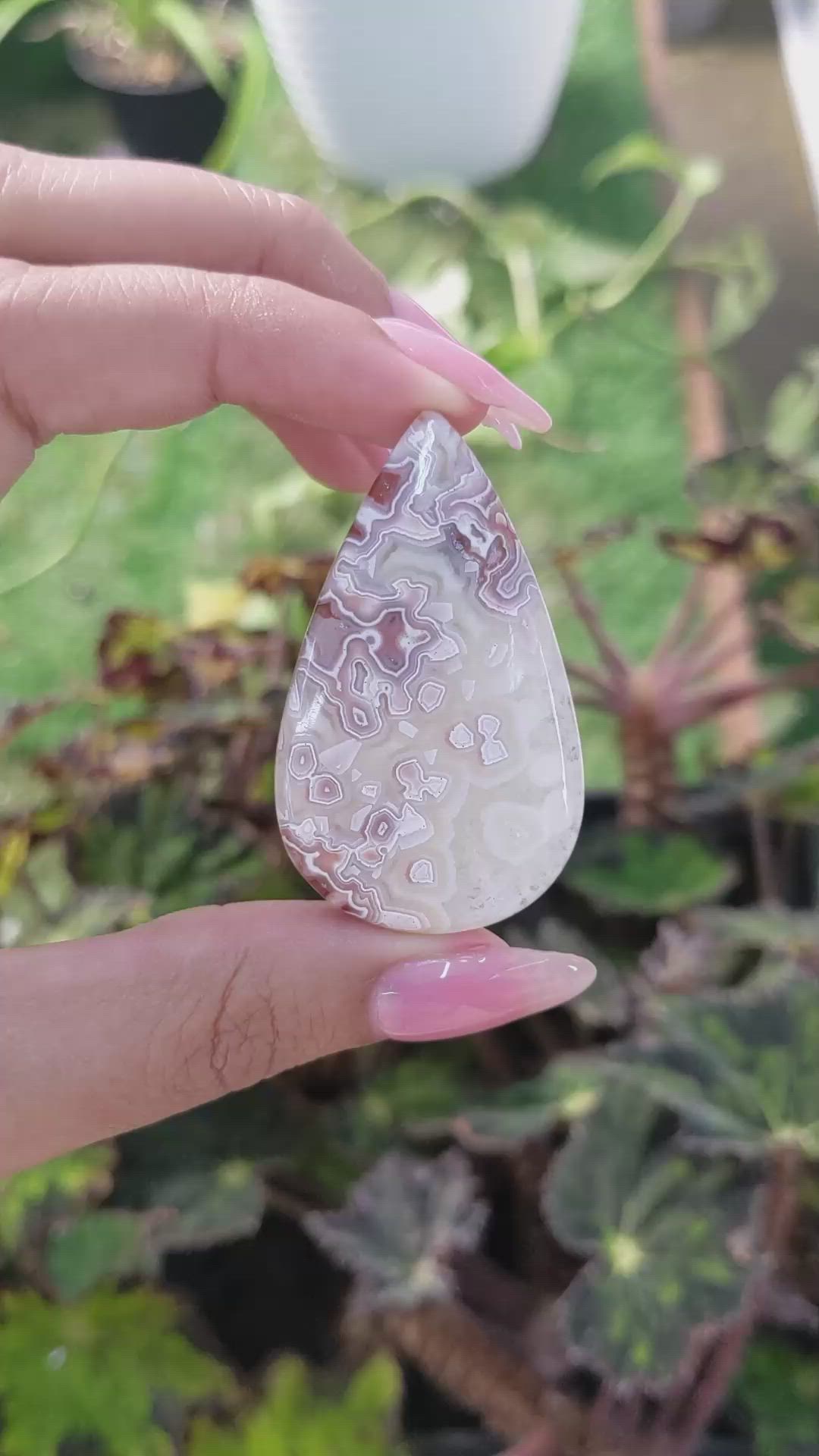 62.61 Ct. Cabochon Agate from Madagascar Size Video