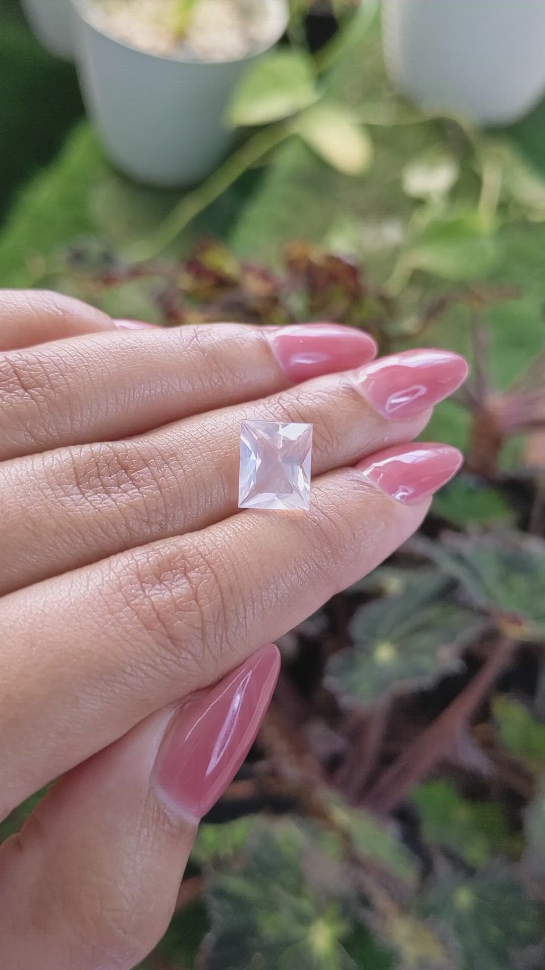 3.55 Ct. White Opal from Madagascar Size Video
