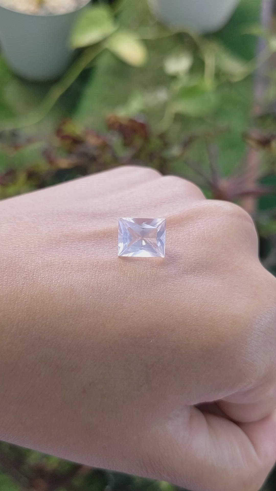 3.55 Ct. White Opal from Madagascar Size Video