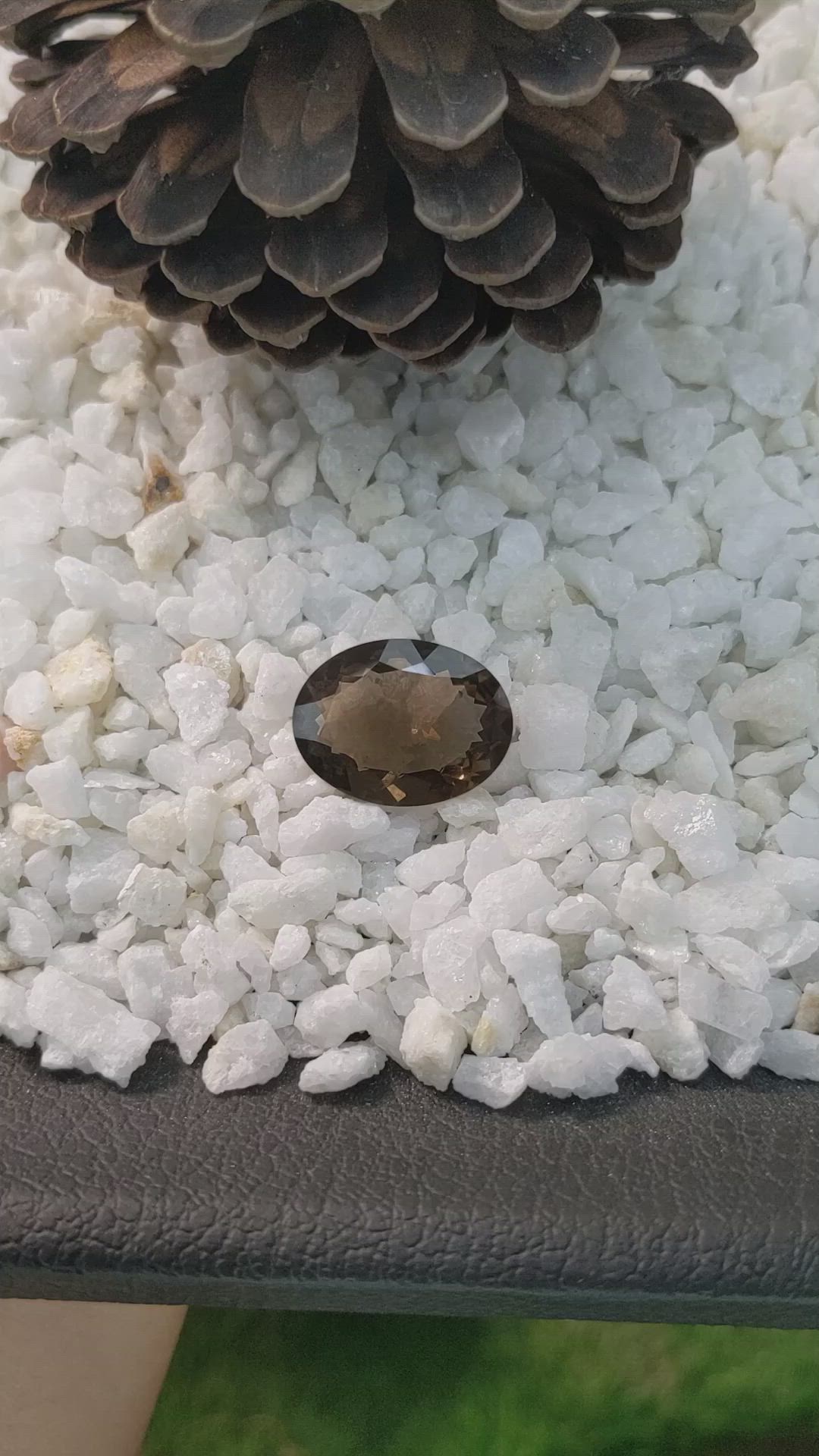 14.74 Ct. White Opal from Madagascar Size Video