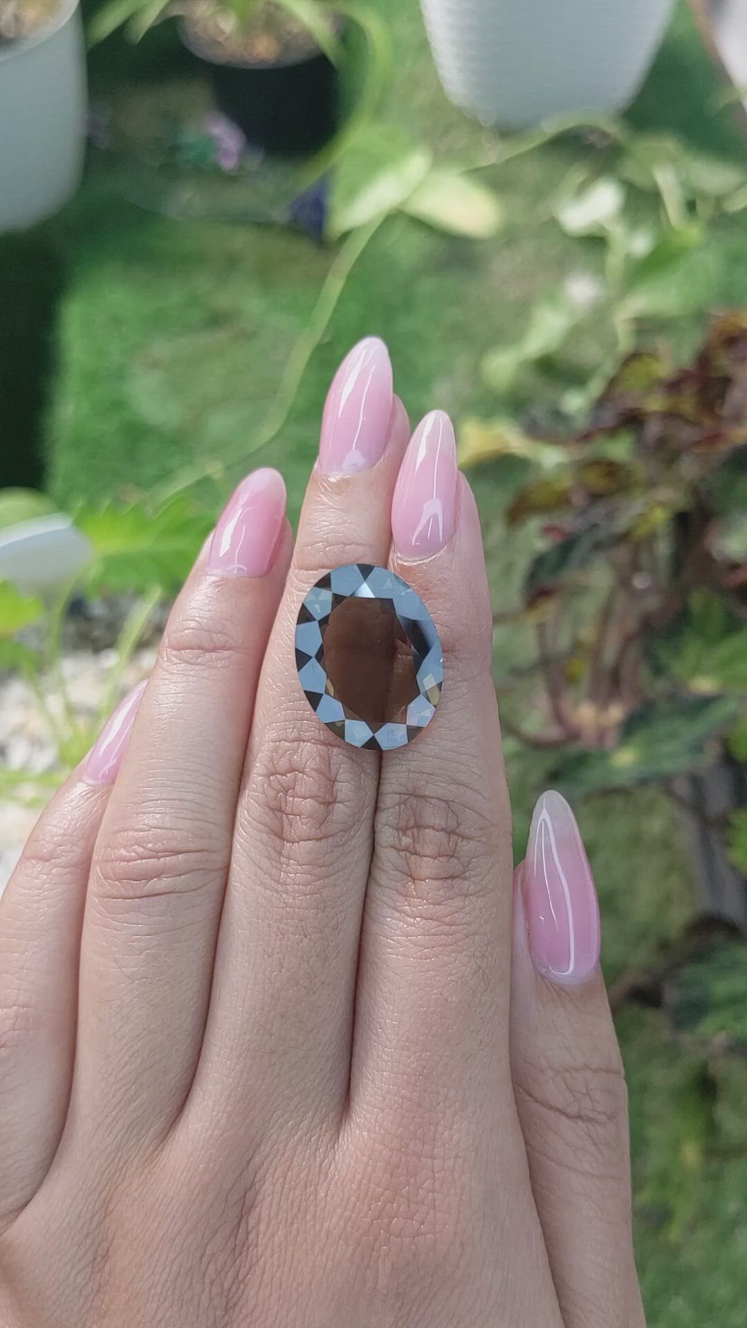 14.74 Ct. White Opal from Madagascar Size Video