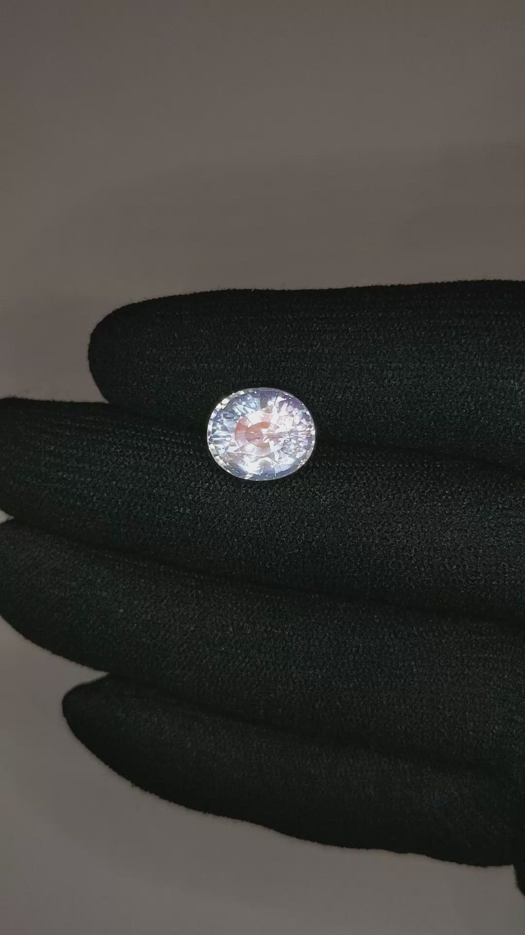 5.51 Ct. Moonstone from Ceylon (Sri Lanka) Size Video