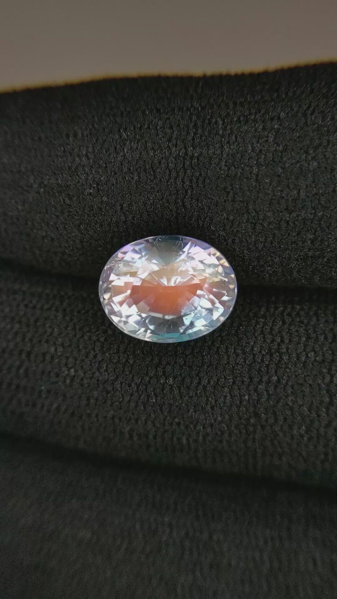 4.05 Ct. Moonstone from Ceylon (Sri Lanka) Size Video