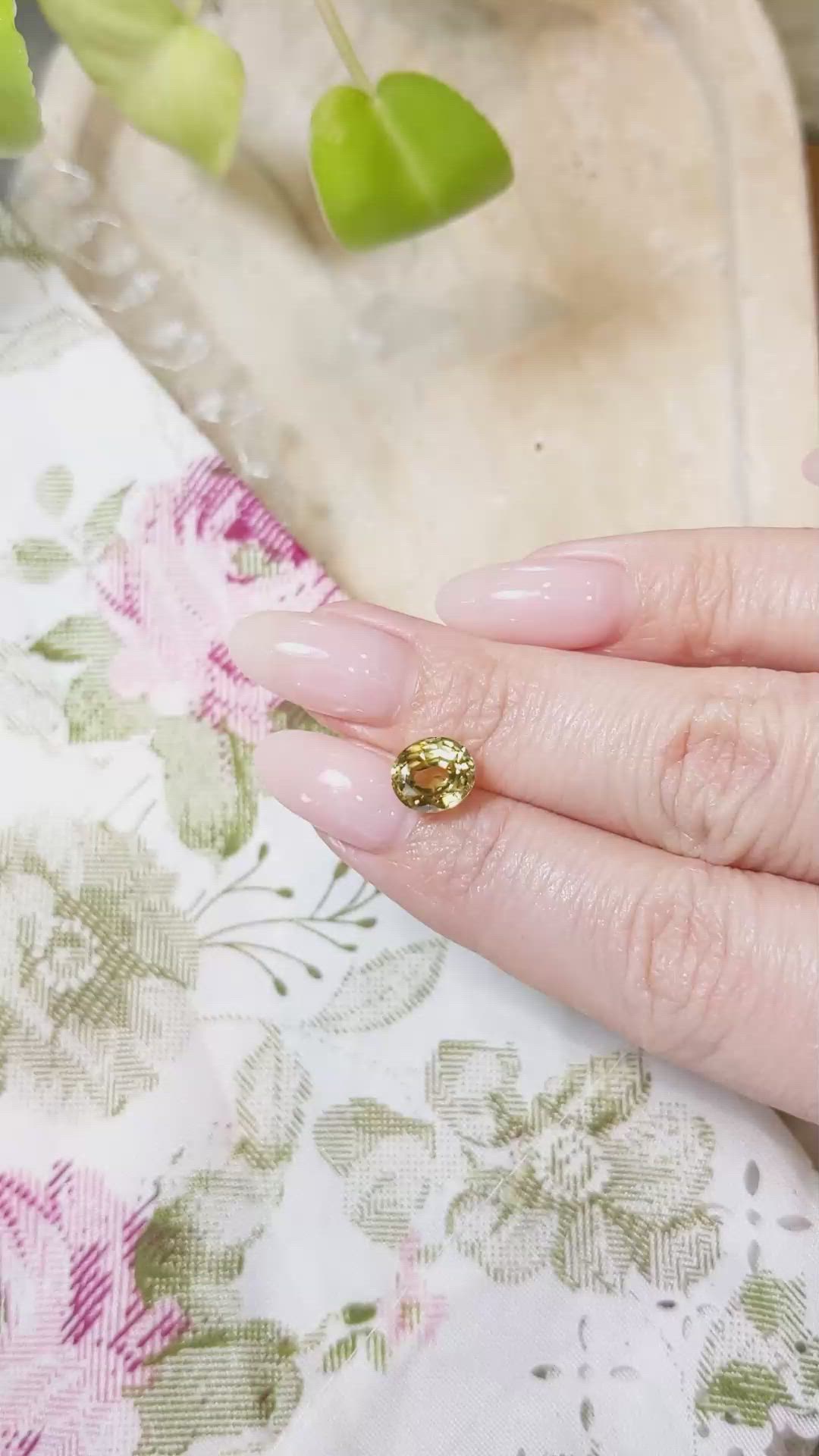 3.31 Ct. Zircon from Tanzania Size Video