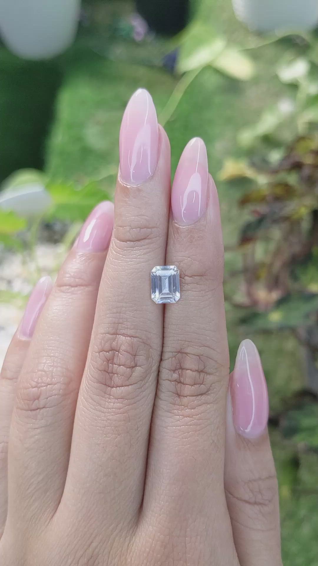 2.06 Ct. White Opal from Madagascar Size Video