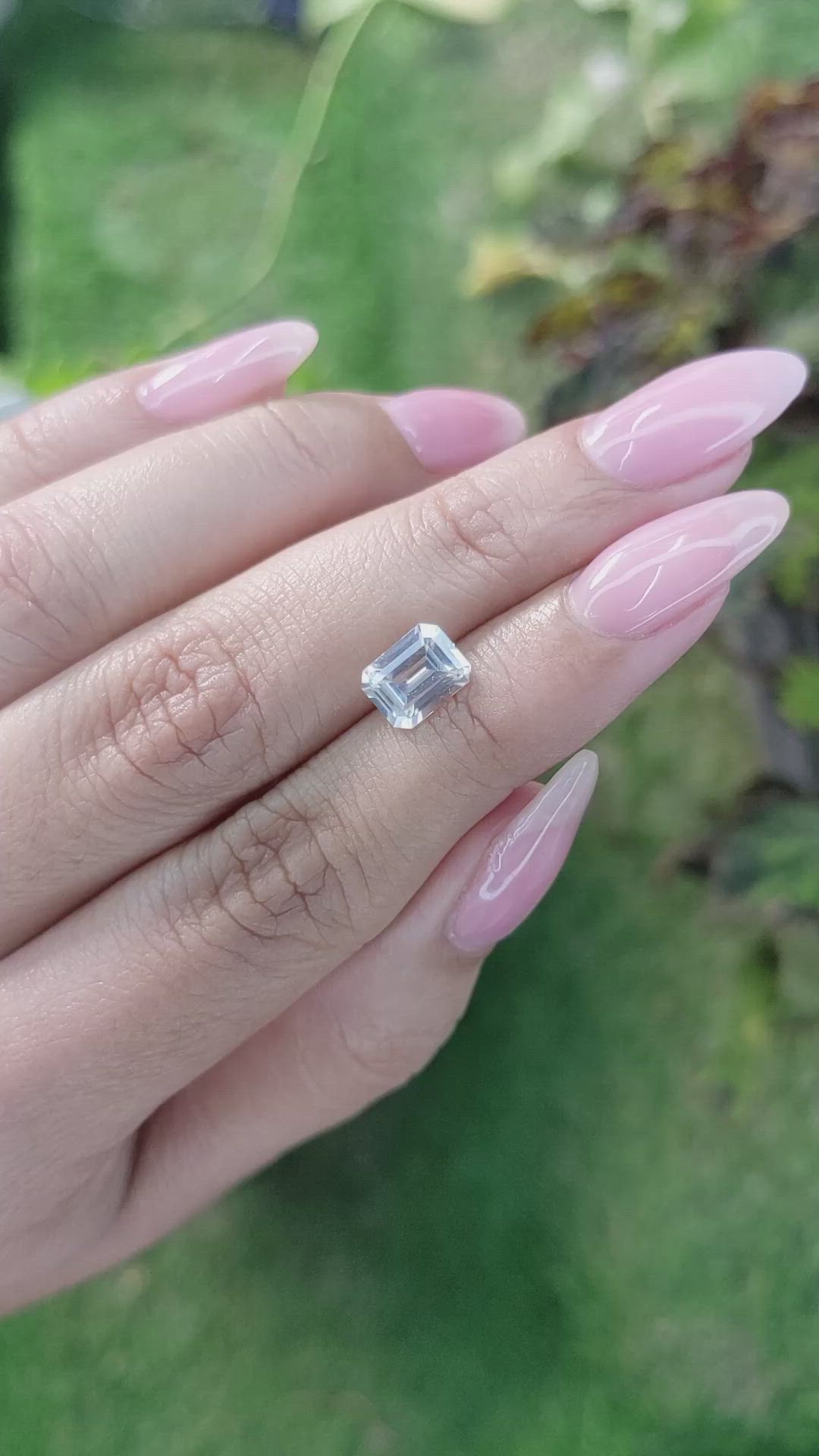 2.06 Ct. White Opal from Madagascar Size Video