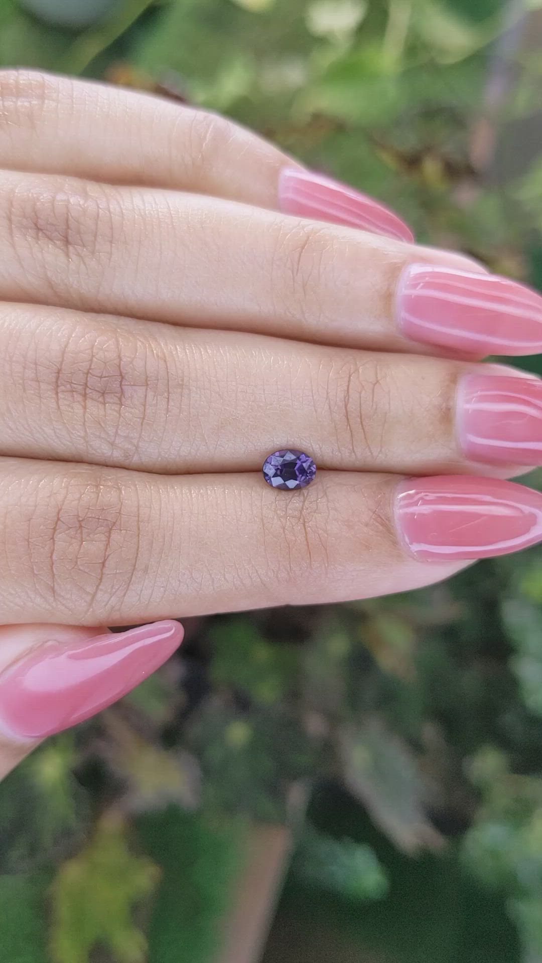 0.55 Ct. Spinel from Ceylon (Sri Lanka) Size Video