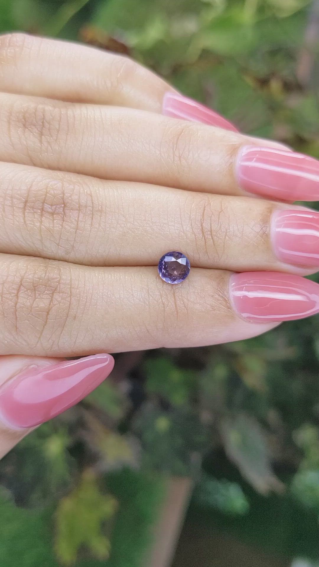 0.56 Ct. Spinel from Ceylon (Sri Lanka) Size Video