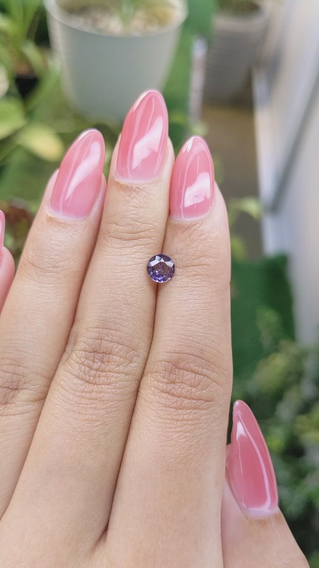 0.56 Ct. Spinel from Ceylon (Sri Lanka) Size Video